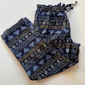 Gap Hanukkah pajama bottoms - unisex XL.